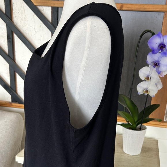 Karen Scott Classic Black Tank Top 2X New with tag blouse women’s top - Picture 3 of 8